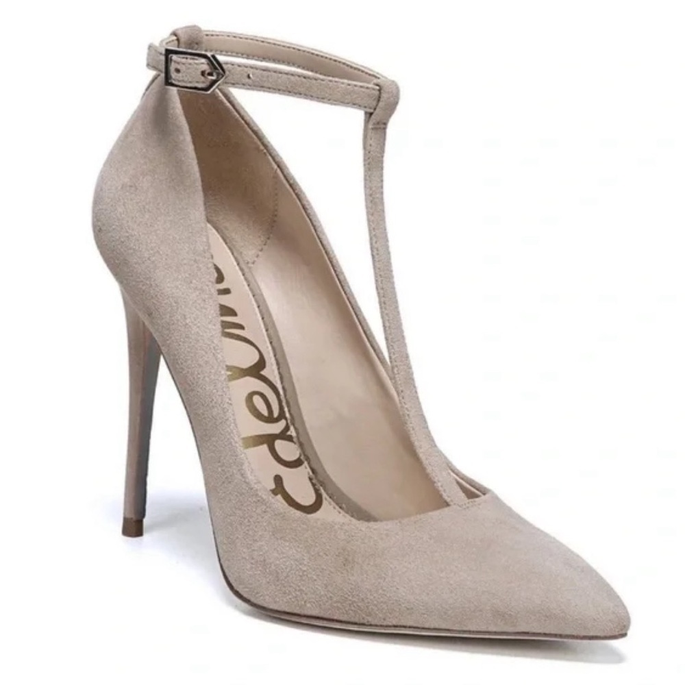 Sam Edelman Tan Suede Heels